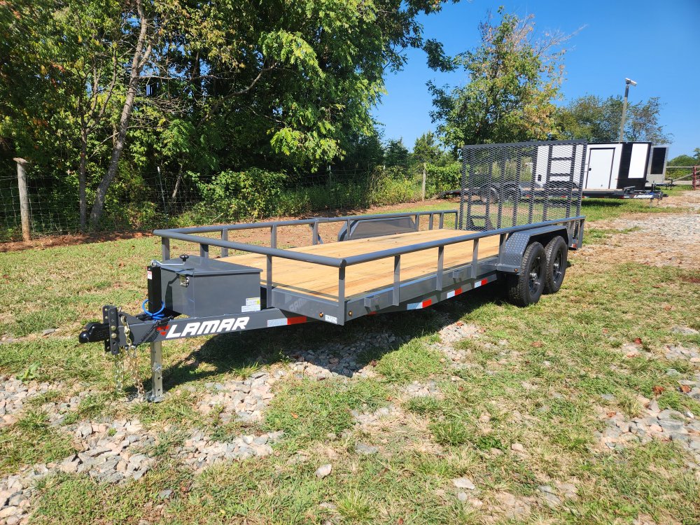 2026 Lamar 83x20 10k Utility w/ Toolbox and 5' HD Gate