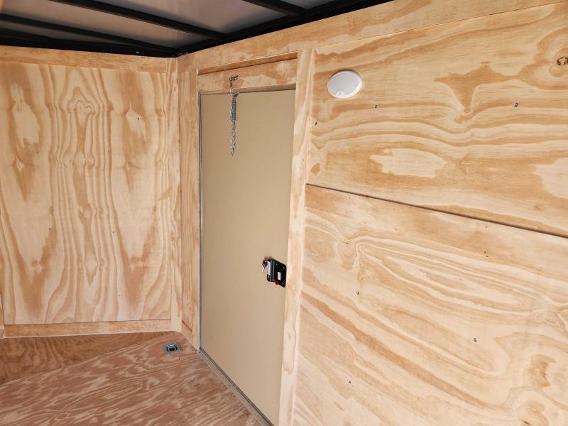 2025 Rock Solid Cargo 7x12 7k Enclosed w/ Polycore (.080) Metal, 6' 6" Interior Height and Barn Door