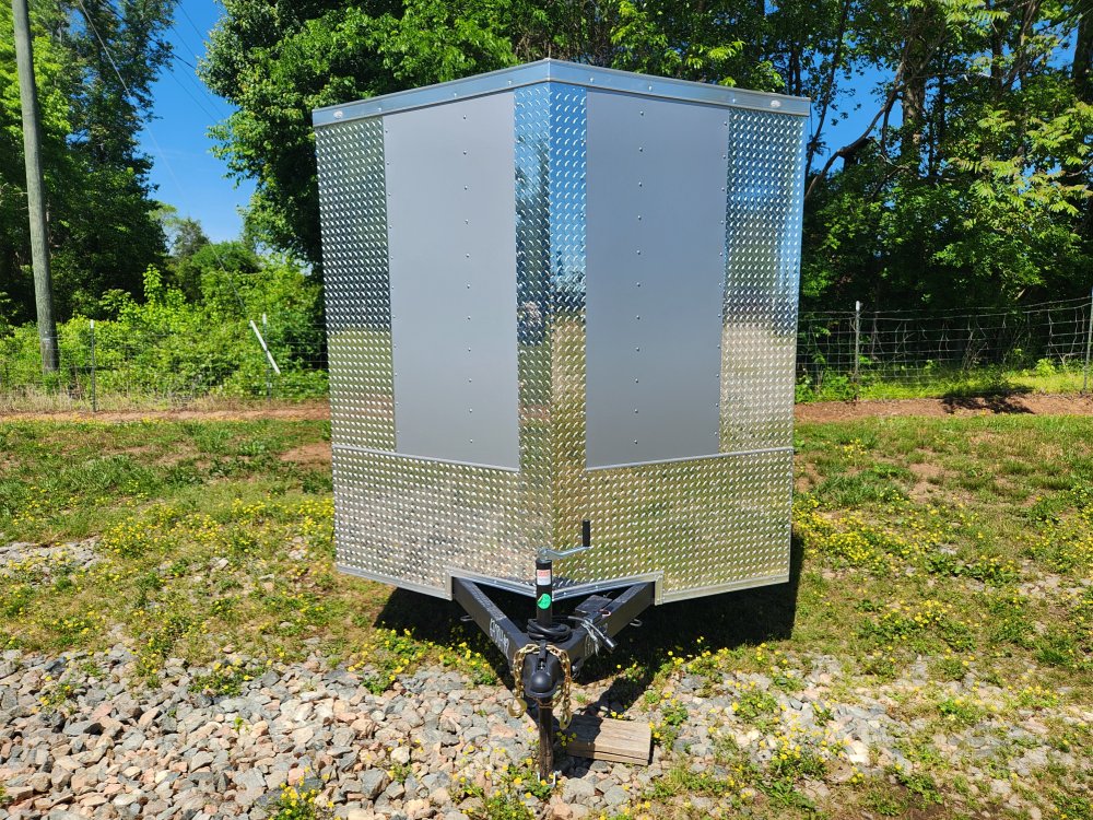 2025 Rock Solid Cargo 7x12 7k Enclosed w/ Polycore (.080) Metal, 6' 6" Interior Height and Barn Door