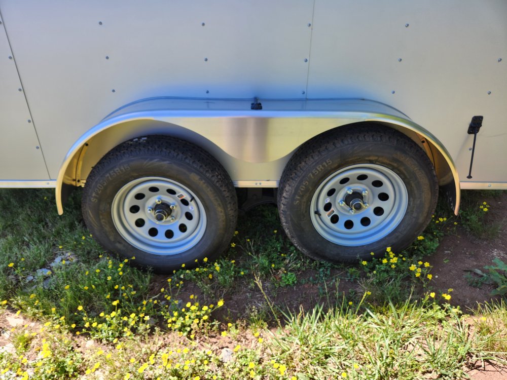 2025 Rock Solid Cargo 7x12 7k Enclosed w/ Polycore (.080) Metal, 6' 6" Interior Height and Barn Door