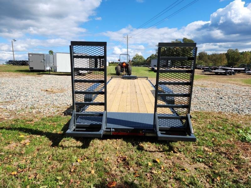 2025 Lamar Trailers 83x20 14k Equipment Hauler W/ Toolbox, Winch Plate and Stand-Up Ramps