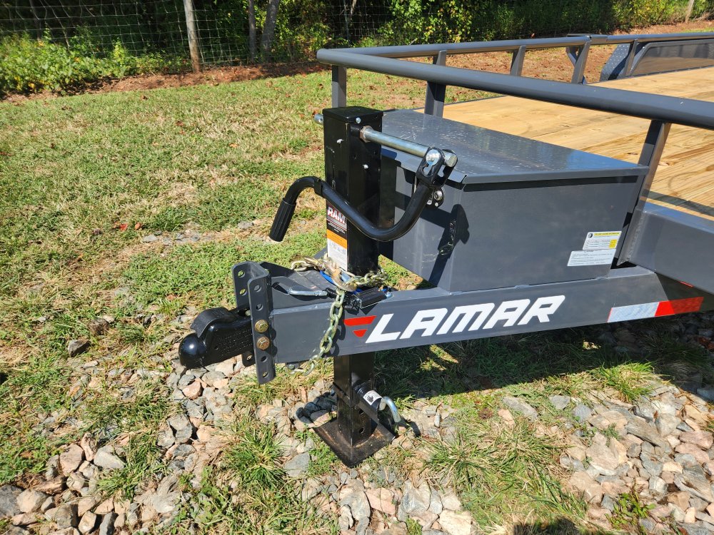 2026 Lamar Trailers 83x20 14k Utility w/ Toolbox and 5' HD Gate