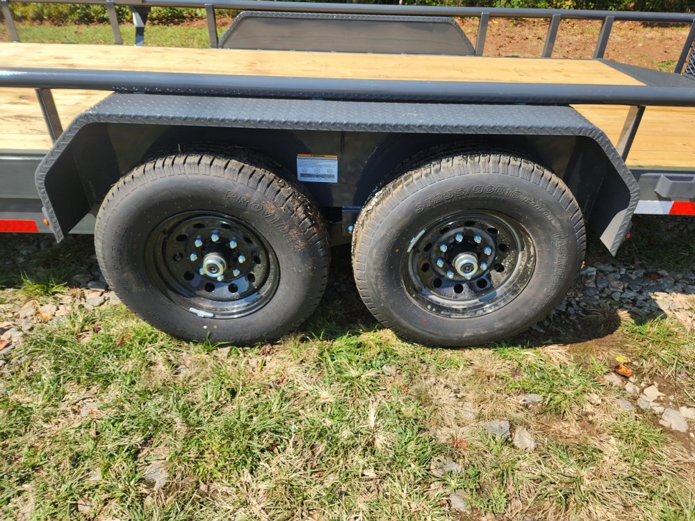 2026 Lamar Trailers 83x20 14k Utility w/ Toolbox and 5' HD Gate