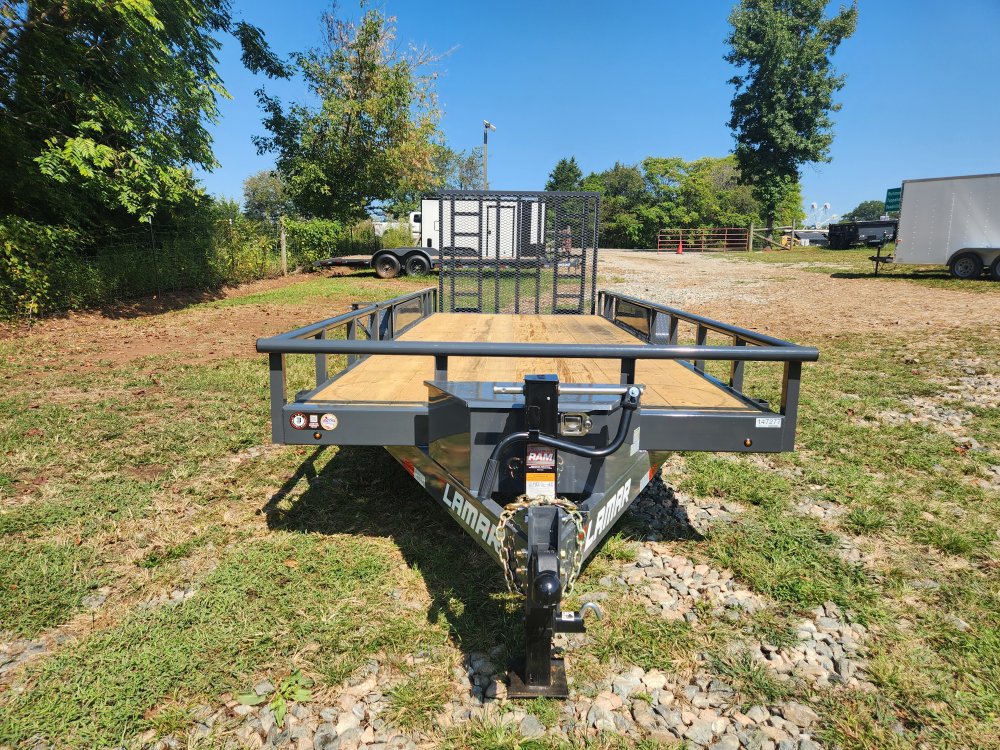 2026 Lamar Trailers 83x20 14k Utility w/ Toolbox and 5' HD Gate