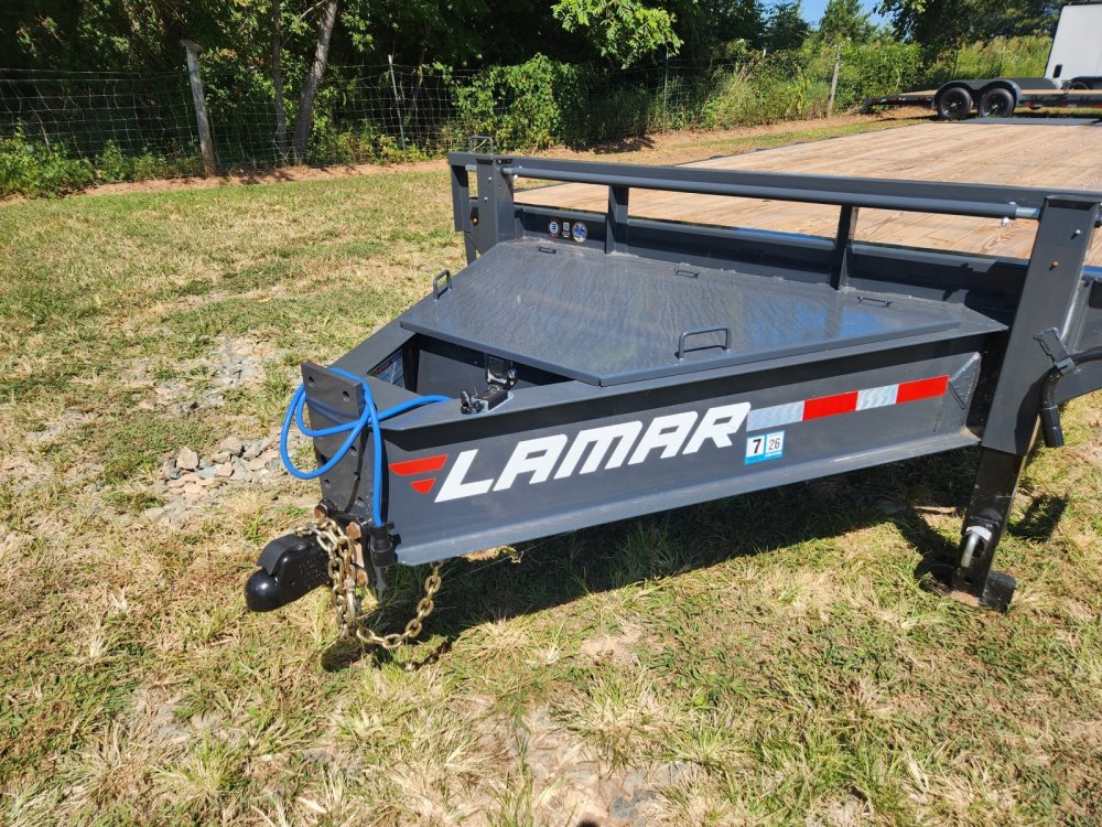 2027 Lamar 102x25 16k Deckover w/ Winch Plate and Rhino Ramps
