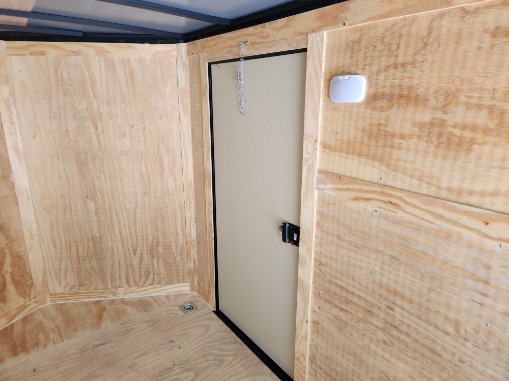 2025 Rock Solid Cargo 7x12 7k Enclosed w/ Blackout Special Package, Polycore Metal and Semi-Screwles