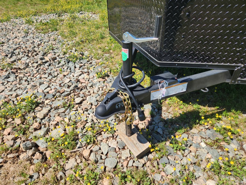 2025 Rock Solid Cargo 7x12 7k Enclosed w/ Blackout Special Package, Polycore Metal and Semi-Screwles
