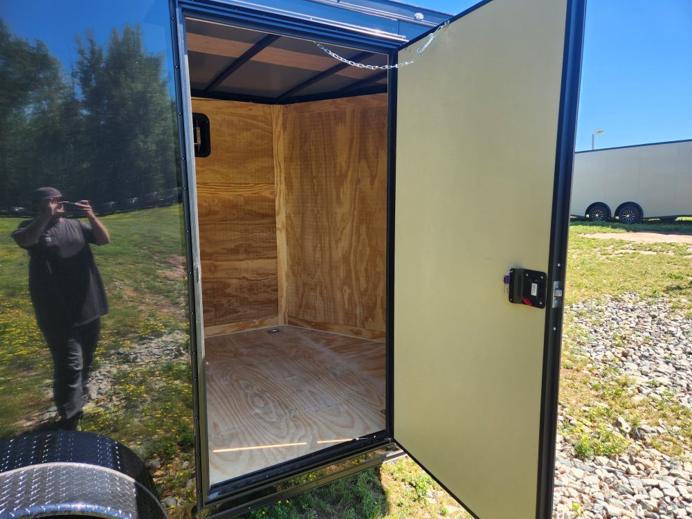 2025 Rock Solid Cargo 7x12 7k Enclosed w/ Blackout Special Package, Polycore Metal and Semi-Screwles