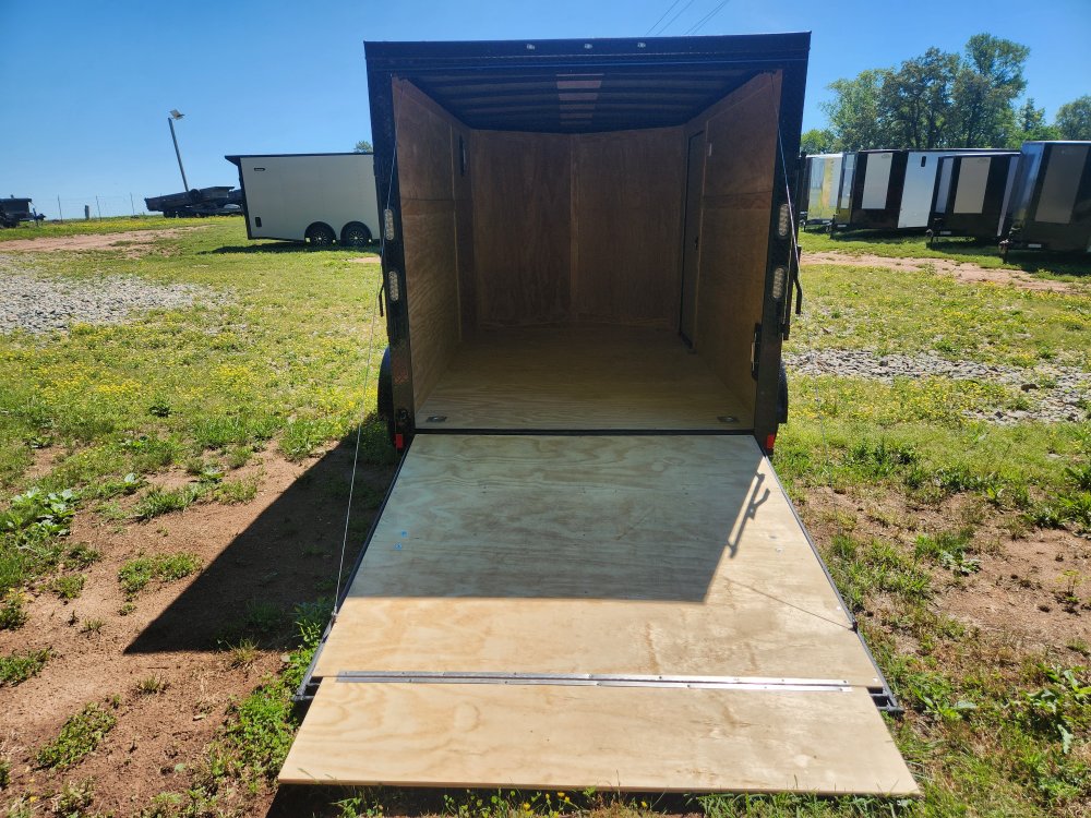 2025 Rock Solid Cargo 7x12 7k Enclosed w/ Blackout Special Package, Polycore Metal and Semi-Screwles