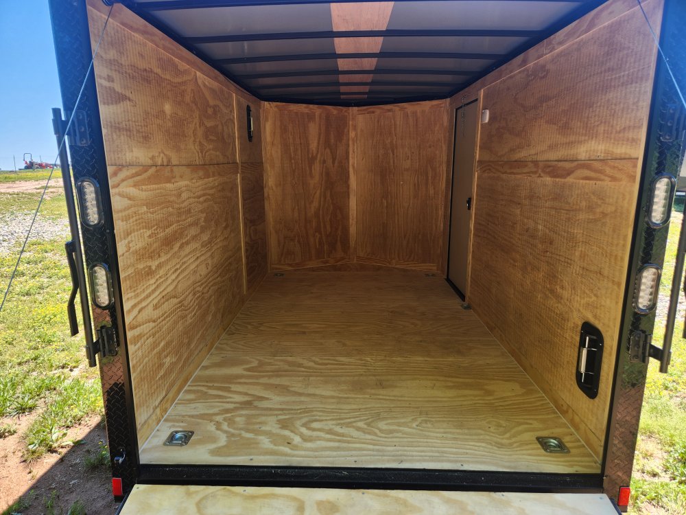 2025 Rock Solid Cargo 7x12 7k Enclosed w/ Blackout Special Package, Polycore Metal and Semi-Screwles