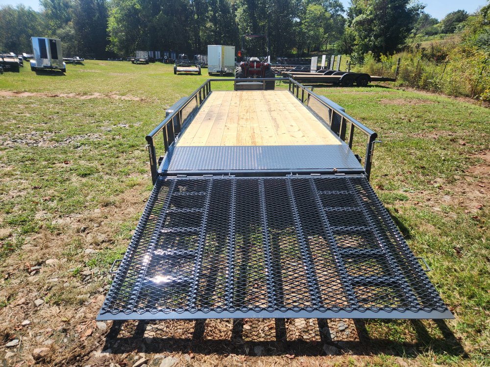 2026 Lamar Trailers 83x20 14k Utility w/ Toolbox and 5' HD Gate