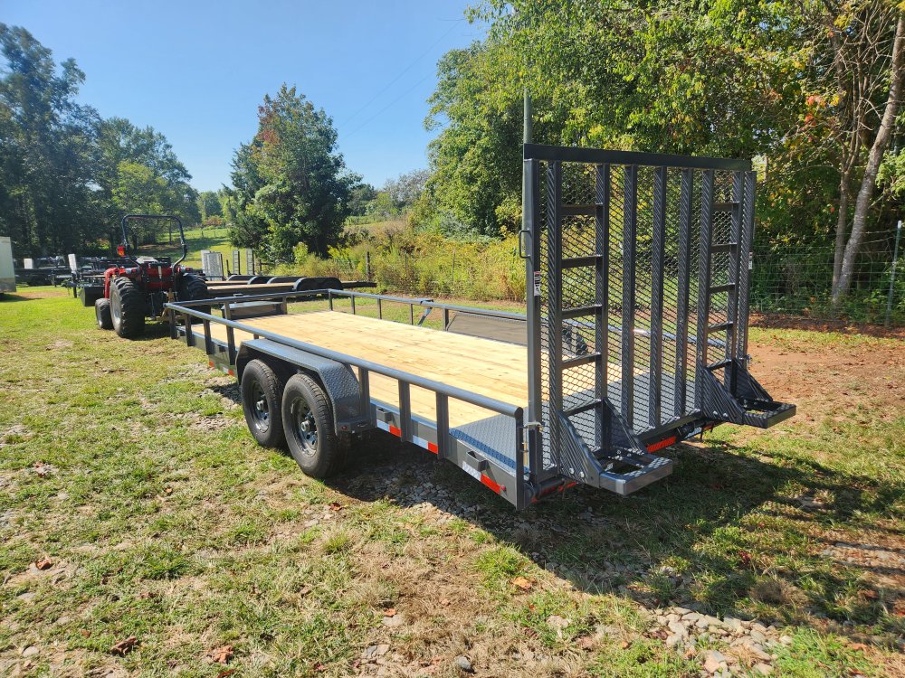 2026 Lamar Trailers 83x20 14k Utility w/ Toolbox and 5' HD Gate