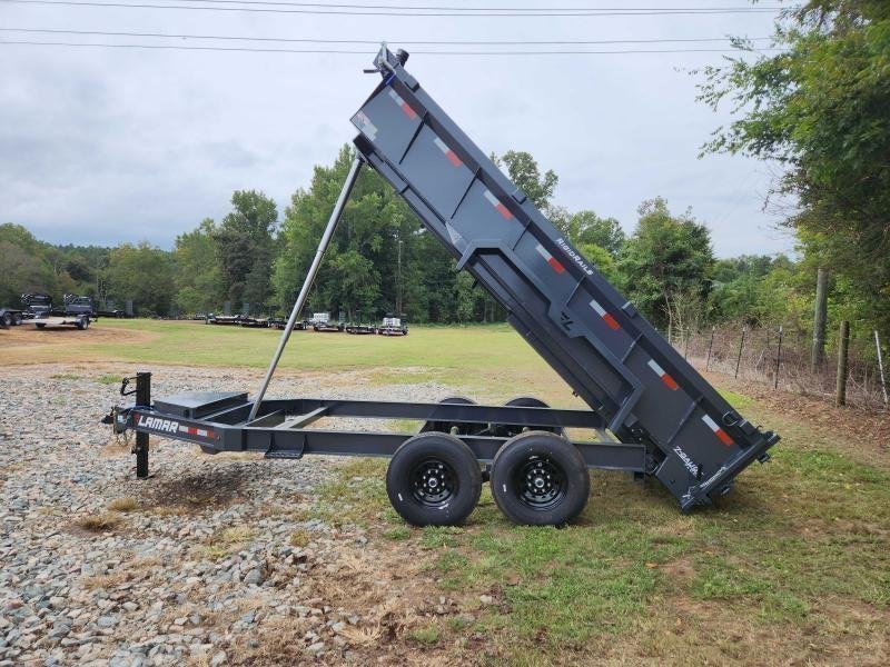 2026 Lamar 7x14 14k Telescopic Dump w/ 24" Sides