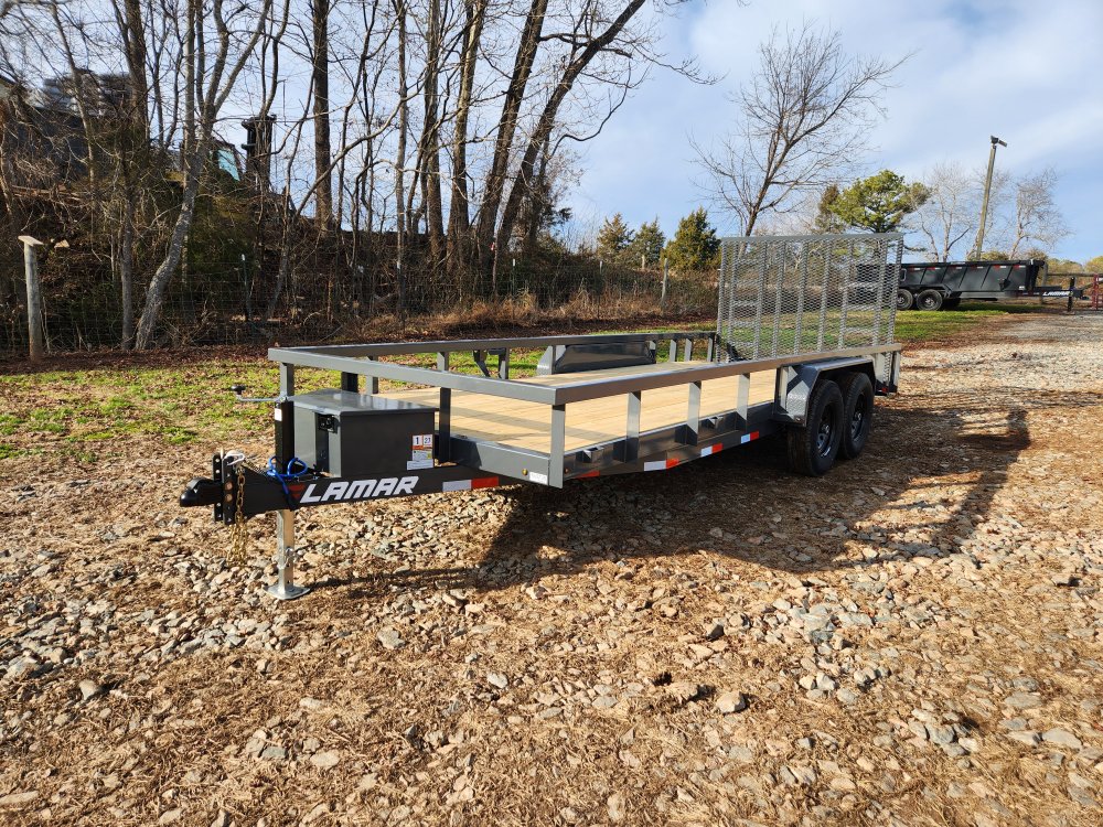2026 Lamar 83x20 10k Utility w/ Toolbox and 5' HD Gate
