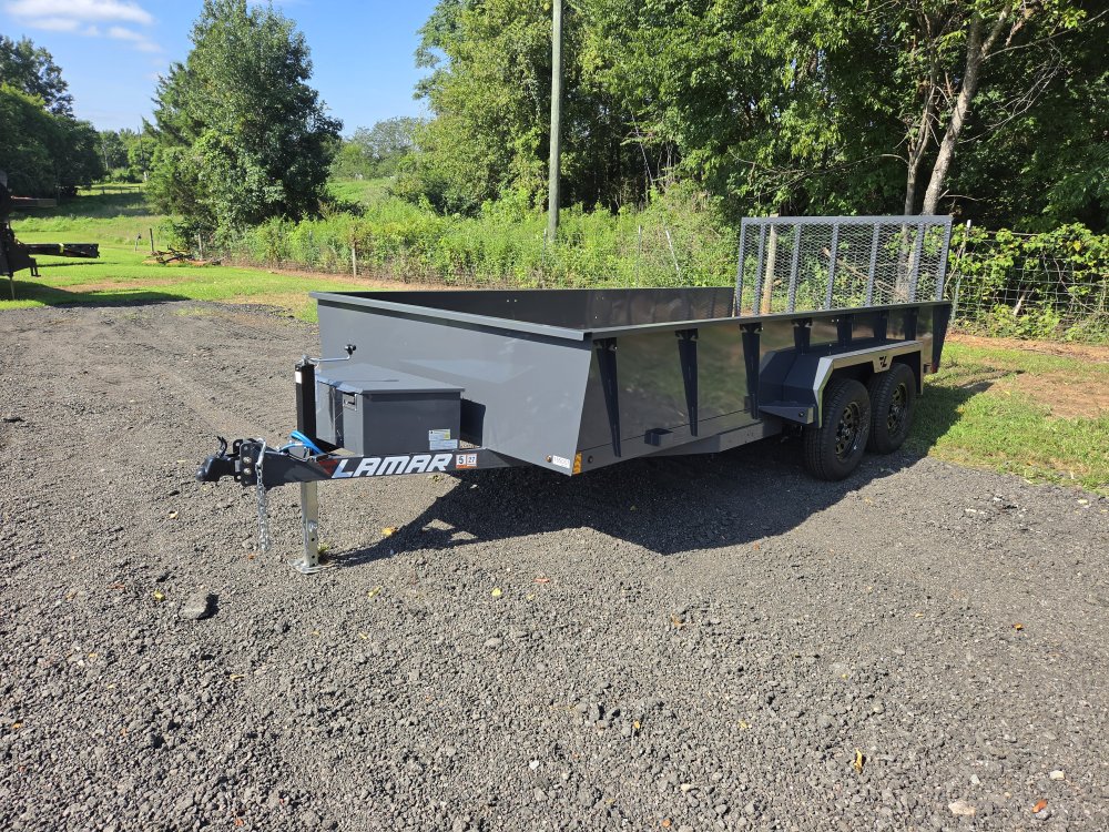 2026 Lamar 83x16 7k Utility w/ Tool Box and 24" Solid Sides