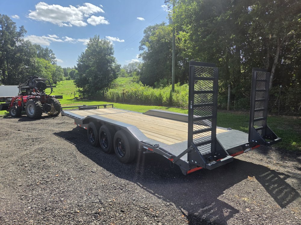 2027 Lamar 102x24 21k Equipment Hauler w/ Oil Bath Upgrade, 16 Ply Upgrade, Toolbox, Winch Plate and