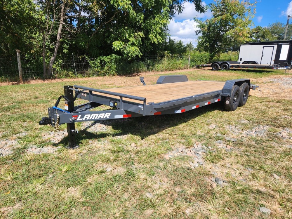 2027 Lamar 83X22 14K Equipment Hauler w/ Slide-In Ramps