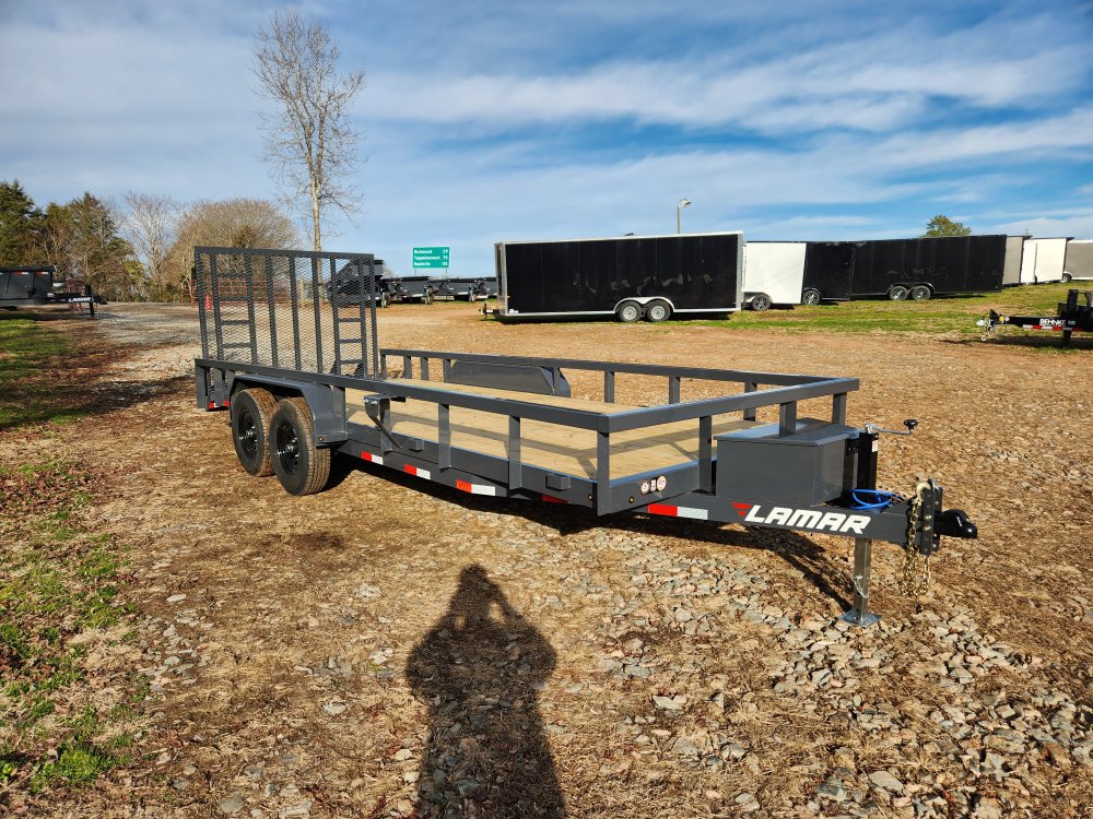 2026 Lamar 83x20 10k Utility w/ Toolbox and 5' HD Gate