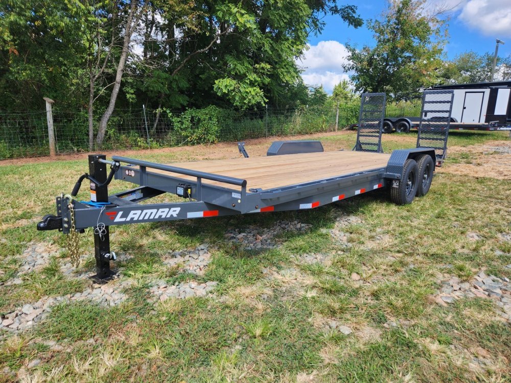 2027 Lamar 83X22 14K Equipment Hauler w/ Stand-Up Ramps