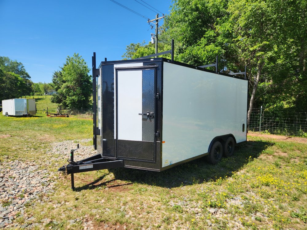 2025 Rock Solid Cargo 8.5x16 10k Enclosed w/ Contractor Special Package