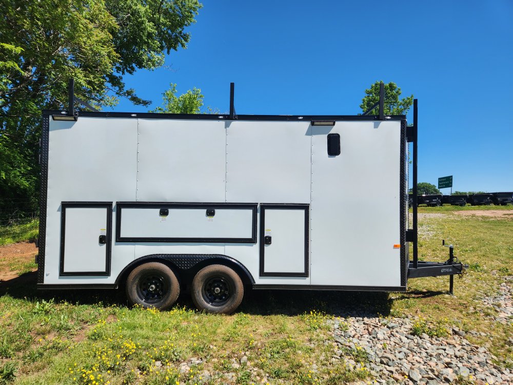 2025 Rock Solid Cargo 8.5x16 10k Enclosed w/ Contractor Special Package