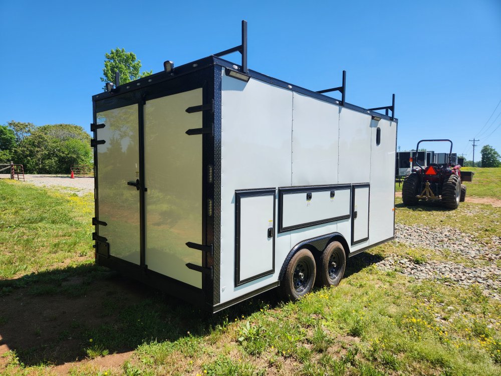 2025 Rock Solid Cargo 8.5x16 10k Enclosed w/ Contractor Special Package