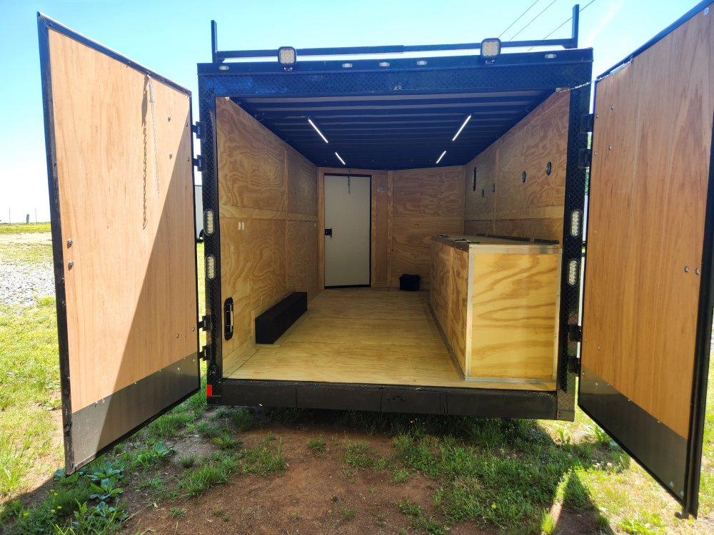2025 Rock Solid Cargo 8.5x16 10k Enclosed w/ Contractor Special Package