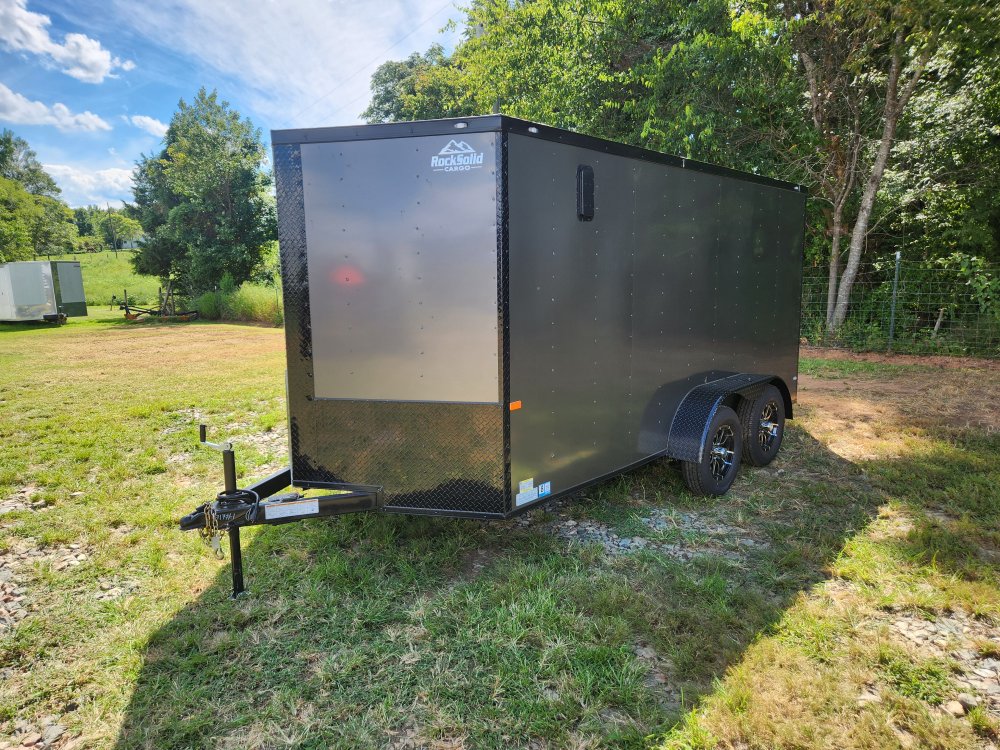 2025 Rock Solid Cargo 7x14 7k Enclosed w/ Blackout Special Package and Polycore (.080) Upgrade