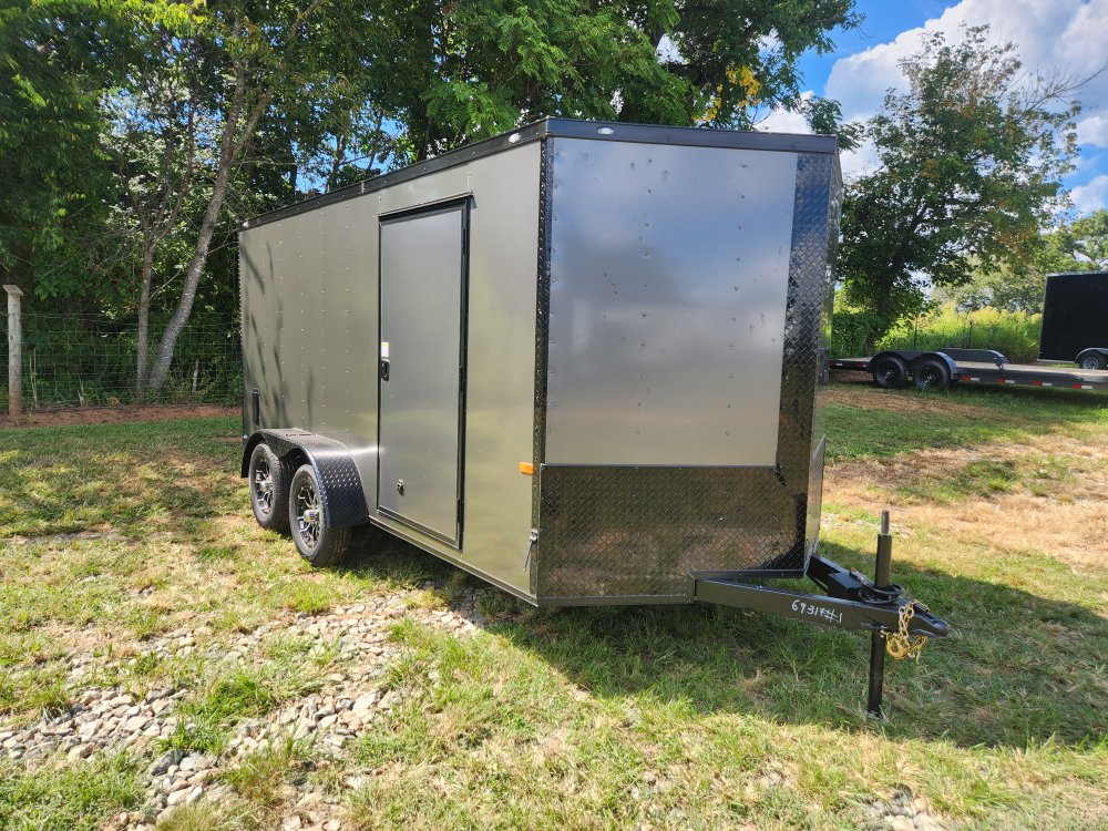 2025 Rock Solid Cargo 7x14 7k Enclosed w/ Blackout Special Package and Polycore (.080) Upgrade