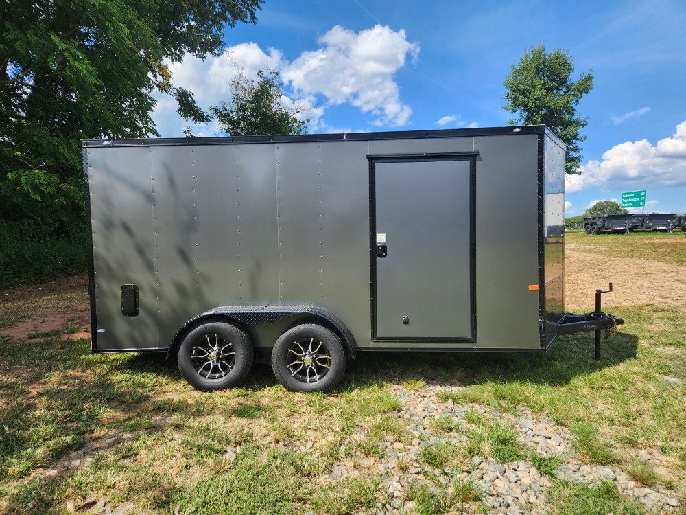 2025 Rock Solid Cargo 7x14 7k Enclosed w/ Blackout Special Package and Polycore (.080) Upgrade