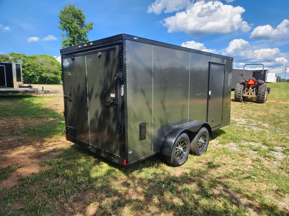 2025 Rock Solid Cargo 7x14 7k Enclosed w/ Blackout Special Package and Polycore (.080) Upgrade