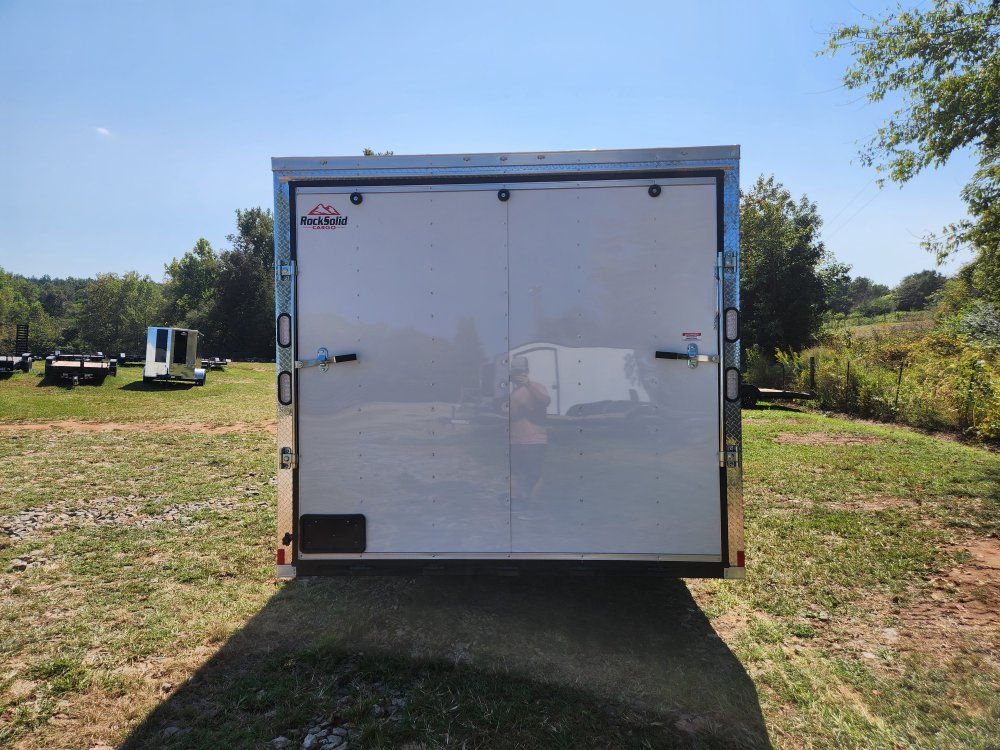 2026 Rock Solid Cargo 8.5x20 10k Enclosed w/ Polycore (.080) Metal Upgrade and 7' Interior