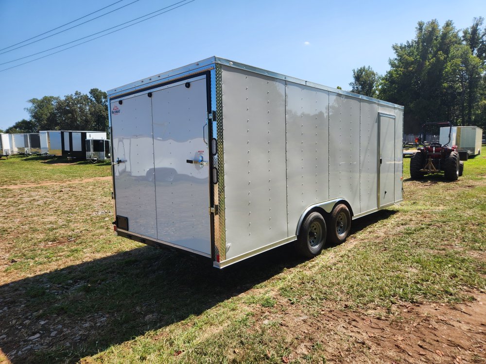 2026 Rock Solid Cargo 8.5x20 10k Enclosed w/ Polycore (.080) Metal Upgrade and 7' Interior