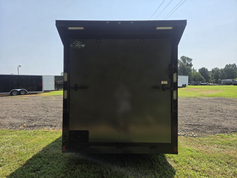 2026 Rock Solid Cargo 7x16 7k Enclosed w/ Blackout Special Package, (.080) Polycore Metal Upgrade, S