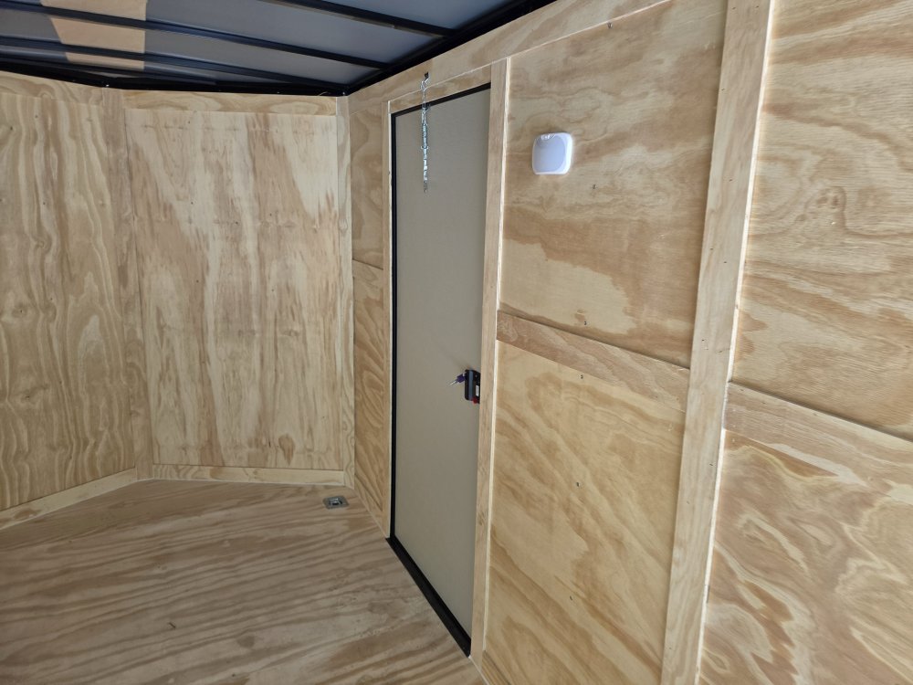 2026 Rock Solid Cargo 7x16 7k Enclosed w/ Blackout Special Package, (.080) Polycore Metal Upgrade, S