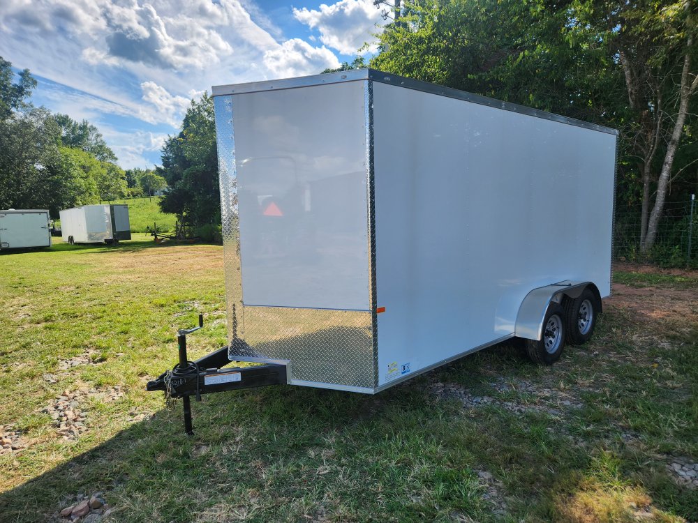 2025 Rock Solid Cargo 7x16 7k Enclosed w/ Polycore Upgrade, Semi-Screwless Upgrade and 7' Interior H