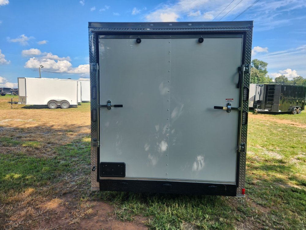 2025 Rock Solid Cargo 7x16 7k Enclosed w/ Polycore Upgrade, Semi-Screwless Upgrade and 7' Interior H