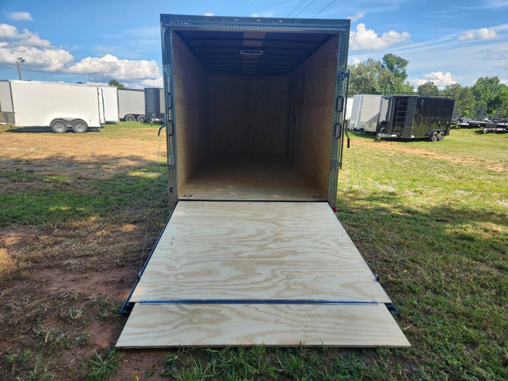 2025 Rock Solid Cargo 7x16 7k Enclosed w/ Polycore Upgrade, Semi-Screwless Upgrade and 7' Interior H