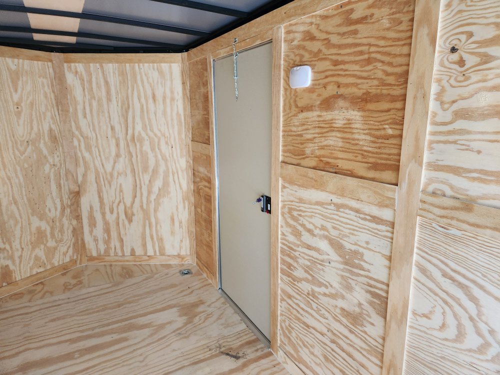 2025 Rock Solid Cargo 7x16 7k Enclosed w/ Polycore Upgrade, Semi-Screwless Upgrade and 7' Interior H