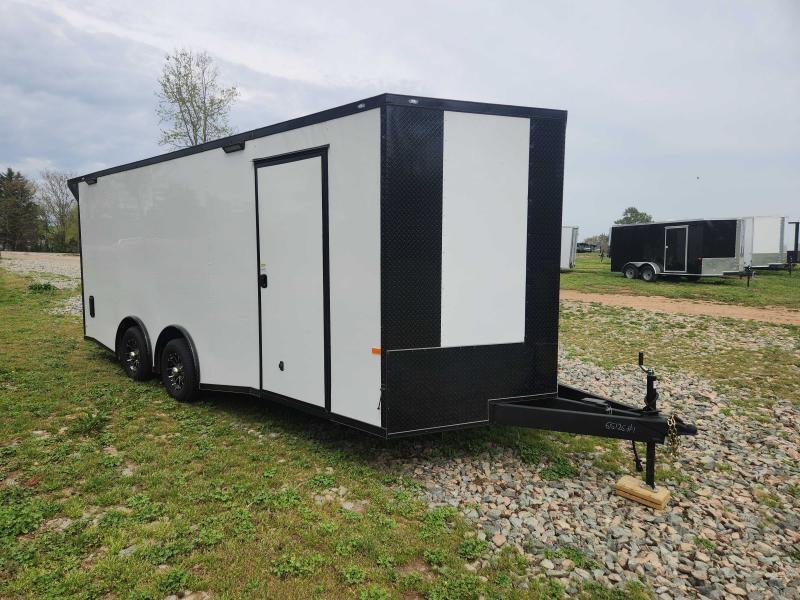 2027 Rock Solid Cargo 8.5x20 10k Enclosed w/ Blackout Package, Polycore Metal, Semi-Screwless Upgrad
