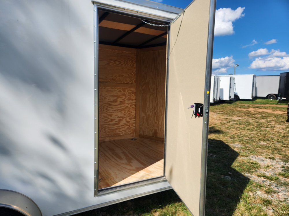 2026 Rock Solid Cargo 7x16 7k Enclosed w/ Polycore Upgrade and Semi-Screwless Upgrade