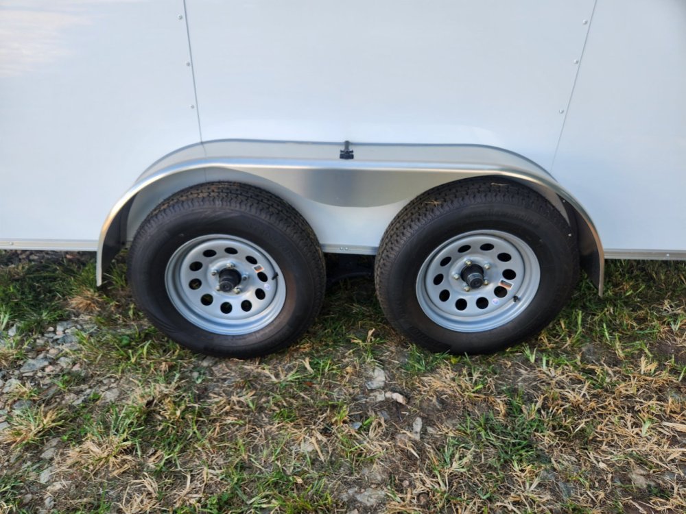 2026 Rock Solid Cargo 7x16 7k Enclosed w/ Polycore Upgrade and Semi-Screwless Upgrade