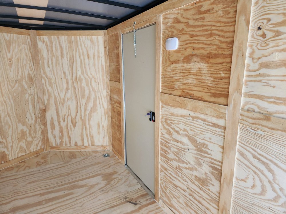 2026 Rock Solid Cargo 7x16 7k Enclosed w/ Polycore Upgrade and Semi-Screwless Upgrade