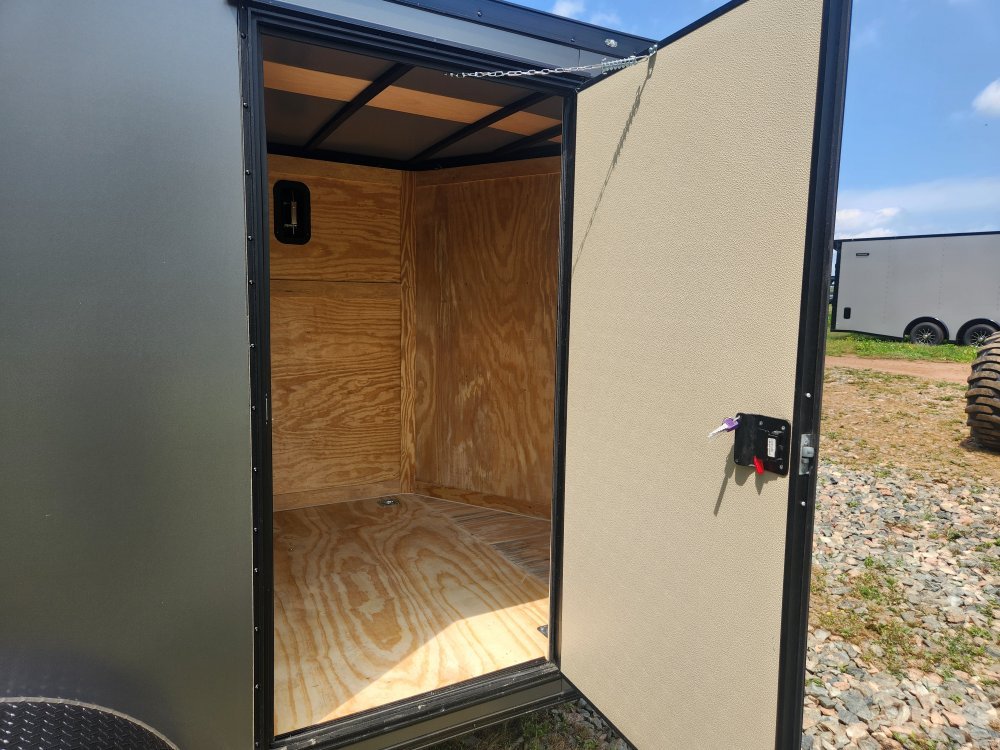 2025 Rock Solid Cargo 7x12 7k Enclosed w/ Blackout Package, Polycore Metal, 6'6" Interior Height and