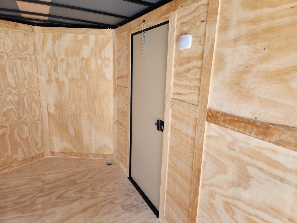 2026 Rock Solid Cargo 7x14 7k Enclosed w/ Blackout Special Package, 7' Interior Height, Polycore (.0