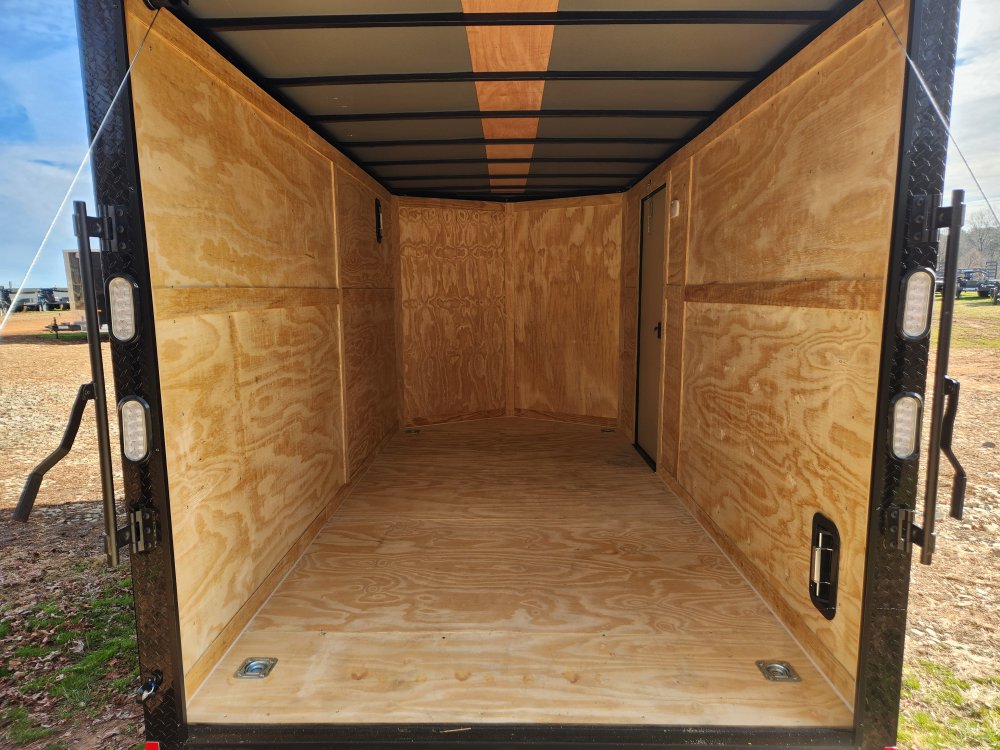 2026 Rock Solid Cargo 7x14 7k Enclosed w/ Blackout Special Package, 7' Interior Height, Polycore (.0
