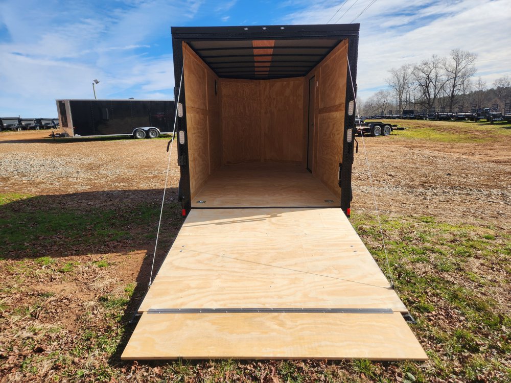 2026 Rock Solid Cargo 7x14 7k Enclosed w/ Blackout Special Package, 7' Interior Height, Polycore (.0