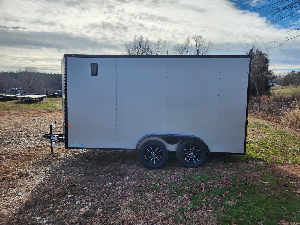 2026 Rock Solid Cargo 7x14 7k Enclosed w/ Blackout Special Package, 7' Interior Height, Polycore (.0