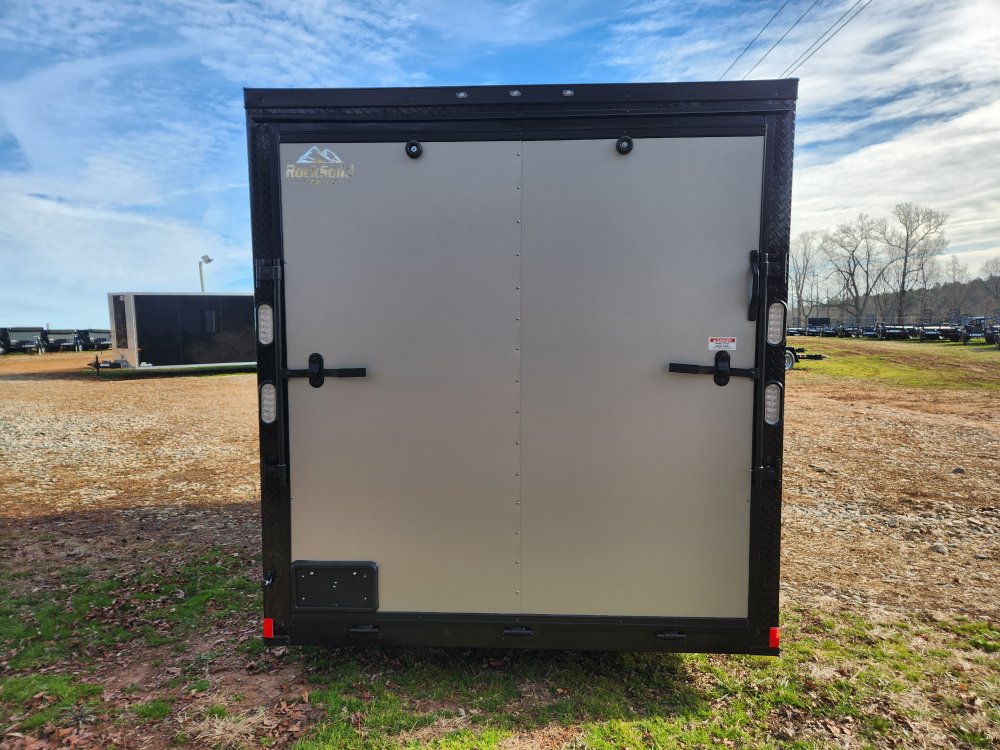 2026 Rock Solid Cargo 7x14 7k Enclosed w/ Blackout Special Package, 7' Interior Height, Polycore (.0