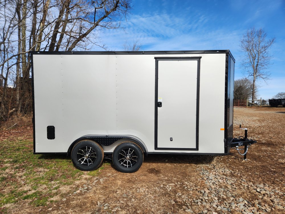 2026 Rock Solid Cargo 7x14 7k Enclosed w/ Blackout Special Package, 7' Interior Height, Polycore (.0